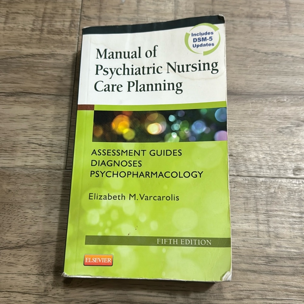 $10 Manual of Psychiatric Nursing Care Planning, in good condition